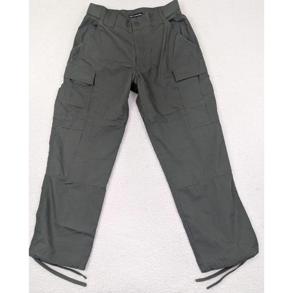 5.11 Taclite Pro Tactical Pants Men Size 30x29 Actual Olive Green Ripstop Cargo